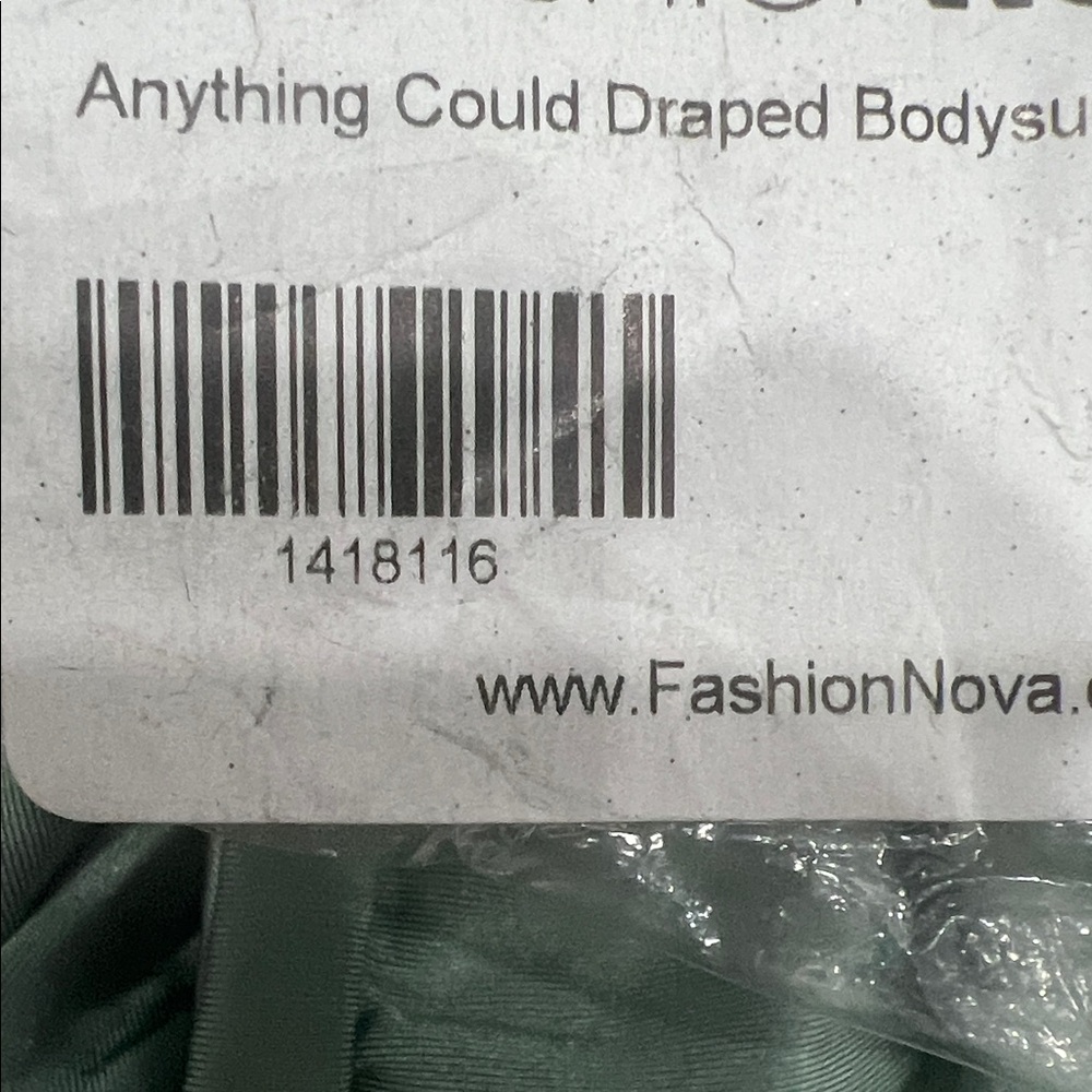 Fashion Nova Mint Green Drape Top - Picture 4 of 4